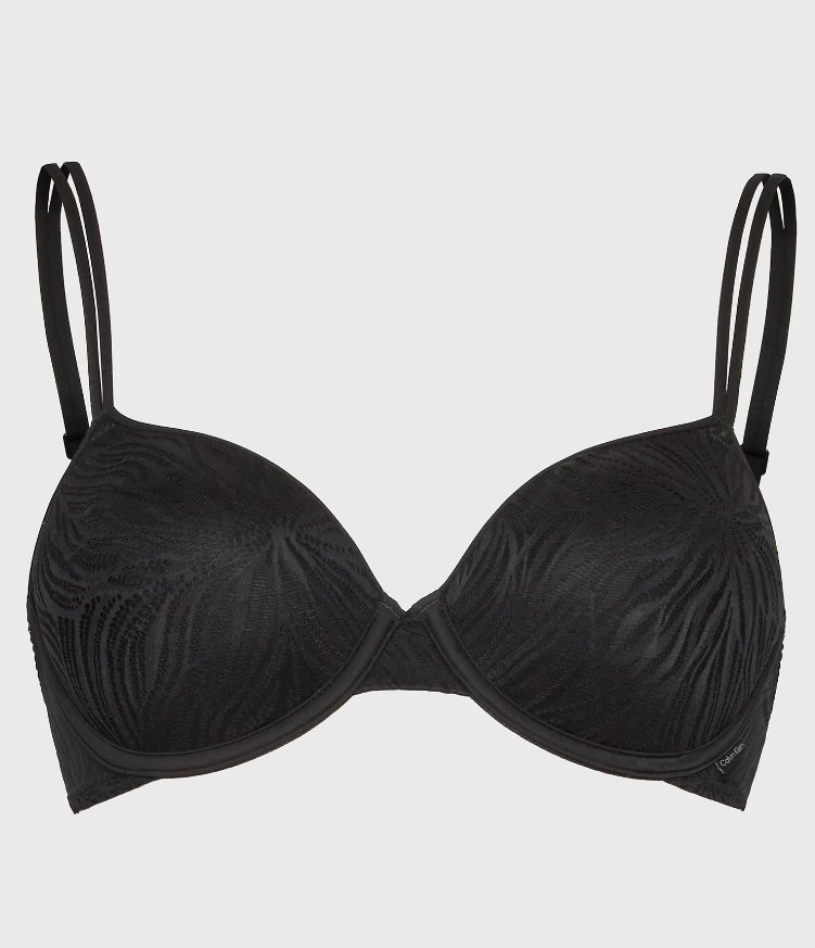 Calvin Klein Biustonosz Zapinany Koronkowy Czarny 70b 0z5d6_a* 70b 0_5 Tia