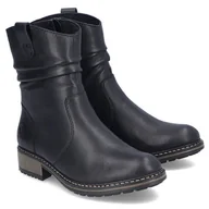 Botki damskie - Botki damskie Rieker Z6883-00 BLACK R.41 - miniaturka - grafika 1