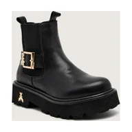 Buty dla dziewczynek - Patrizia Pepe Skórzane sztyblety - miniaturka - grafika 1