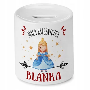 Skarbonka 330 ml Dla Blanki Córki Dziecka Prezent z Nadrukiem ze Zdjęciem + Opakowanie na prezent (wzór 02) - Skarbonki - miniaturka - grafika 1