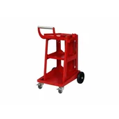 Pozostałe wyposażenie warsztatu - Wózek Uniwersalny Ideal 4-Kołowy 3-Półki Czerwony - miniaturka - grafika 1