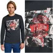 Koszulki męskie - Lee LS UTILITY ARTIST TEE longsleeve bawełniana koszulka długi rękaw XL - miniaturka - grafika 1