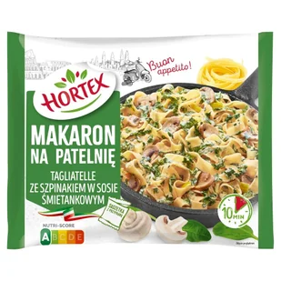 HORTEX Makaron na patelnię z sosem szpinakowym - Dania mrożone - miniaturka - grafika 1