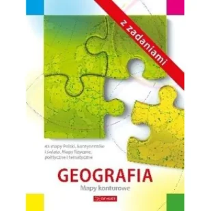 Geografia. Mapy konturowe z zadaniami - Nauki przyrodnicze - miniaturka - grafika 1