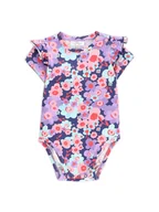 Body dla niemowląt - Coccodrillo Body dziecięce WC5112202HGN Fioletowy - miniaturka - grafika 1