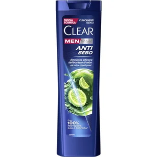 Clear Men Szampon do Włosów Przetłuszczających się Przeciwłupieżowy 225 ml - Szampony do włosów - miniaturka - grafika 1