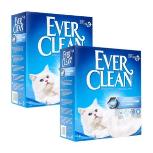 Ever Clean Extra Strong Clumping Żwirek dla kotów, bezzapachowy 2x10 l - Żwirek dla kotów - miniaturka - grafika 1