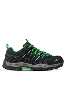 CMP Trekkingi Rigel Low Trekking Shoe Kids Wp 3Q54554J Granatowy - Buty trekkingowe damskie - miniaturka - grafika 1