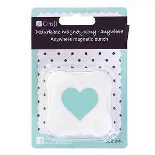 Dalprint Dziurkacz ozdobny magnetyczny 3,8cm Serce - Przybory szkolne - miniaturka - grafika 1