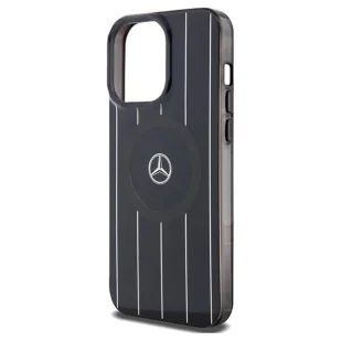 Etui Mercedes Double Layer Crossed Lines MagSafe na iPhone 15 Pro Max - czarne - Etui i futerały do telefonów - miniaturka - grafika 6
