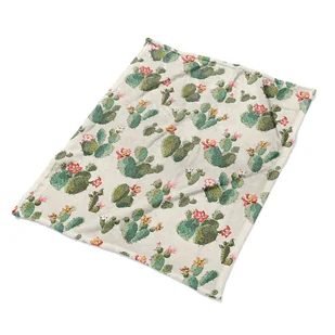 Modny pluszowy koc Kaktusy miękki dla dziecka eko, Fabricsy - Koce - miniaturka - grafika 1