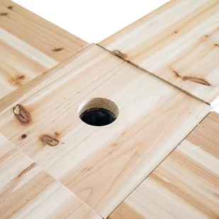 Krzyżowy stół barowy piwny składany - Meble ogrodowe - miniaturka - grafika 3