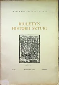 Książki o kulturze i sztuce - Biuletyn historii sztuki nr 3 / 4 Rok XV - miniaturka - grafika 1