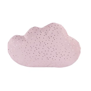 Dekoracyjna poduszka aksamitna z metalicznym wzorem - Kołdry i poduszki dla dzieci - miniaturka - grafika 1