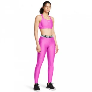 Damskie legginsy treningowe Under Armour UA HG Authentic Legging - różowe - UNDER ARMOUR - Spodnie sportowe damskie - miniaturka - grafika 1