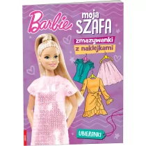 Książka dla dzieci Barbie Moja Szafa Zmazywanki z Naklejkami SSN-1103 - Książki edukacyjne - miniaturka - grafika 3