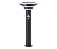 Lampy ogrodowe - Brilliant - LED Lampa solarna z czujnikiem GARVINA LED/3W/3,7V 45 cm IP44 czarny - miniaturka - grafika 1