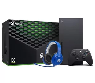 Xbox Series X z napędem - 1TB - słuchawki LucidSound LS15X (niebieski) - Kup na Raty - - Konsole Xbox - miniaturka - grafika 1