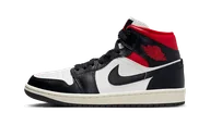 Buty sportowe damskie - Air Jordan 1 Mid Black Gym Red - miniaturka - grafika 1