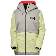 Kurtki narciarskie - Helly Hansen Powchaser 2.0, kurtka narciarska, damska, mrożona matcha - miniaturka - grafika 1