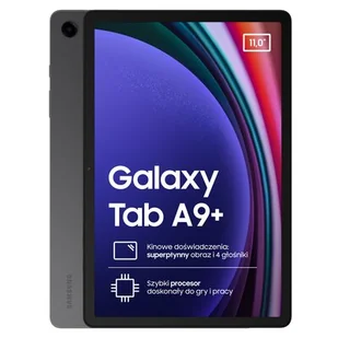 Samsung Galaxy Tab A9+ SM-X210 - 11" - 4/64GB - Wi-Fi - szary - Tablety - miniaturka - grafika 1