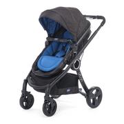 Wózki dziecięce - Chicco Chicco Urban Plus Crossover + Auto-Fix Fast Power Blue - miniaturka - grafika 1