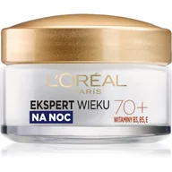 Kremy do twarzy - Loreal Paris Przeciwzmarszczkowy krem odżywczy na noc Ekspert wieku 70+ - Age Specialist Night Cream - miniaturka - grafika 1