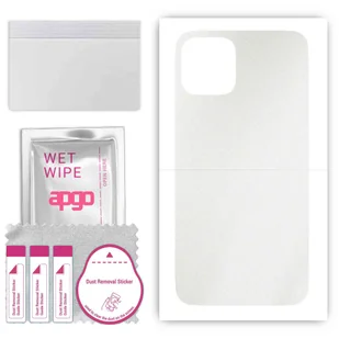 Folia naklejka skórka strukturalna na TYŁ do Apple iPhone 11 Pro -  Matowa Przezroczysta Winylowa - apgo SKINS - Szkła hartowane na telefon - miniaturka - grafika 1