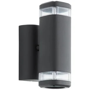 Elewacyjna lampa góra-dół Jandy 90968A06 tuba metalowa IP44 czarna - Lampy ogrodowe - miniaturka - grafika 1