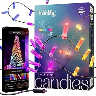 Twinkly lampki smart candies candles 100 led Rgb Usb T - Taśmy LED - miniaturka - grafika 1