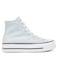 Trampki damskie - Trampki Converse Chuck Taylor All Star Lift Platform A11873C Błękitny - miniaturka - grafika 1
