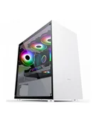 Obudowy komputerowe - Obudowa gamingowa MS FIGHTER S301 Biała MSC10032 - miniaturka - grafika 1