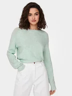 Swetry damskie - ONLY Sweter Rica 15204279 Zielony Regular Fit - miniaturka - grafika 1