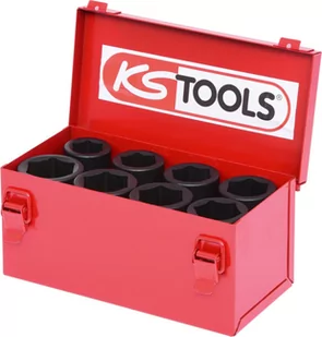 KS Tools 515.0510 3/4 cala Sześciokątny klucz nasadowy siły, zestaw 8-częściowy, 24  36 MM 515.0510 - Klucze i nasadki - miniaturka - grafika 1