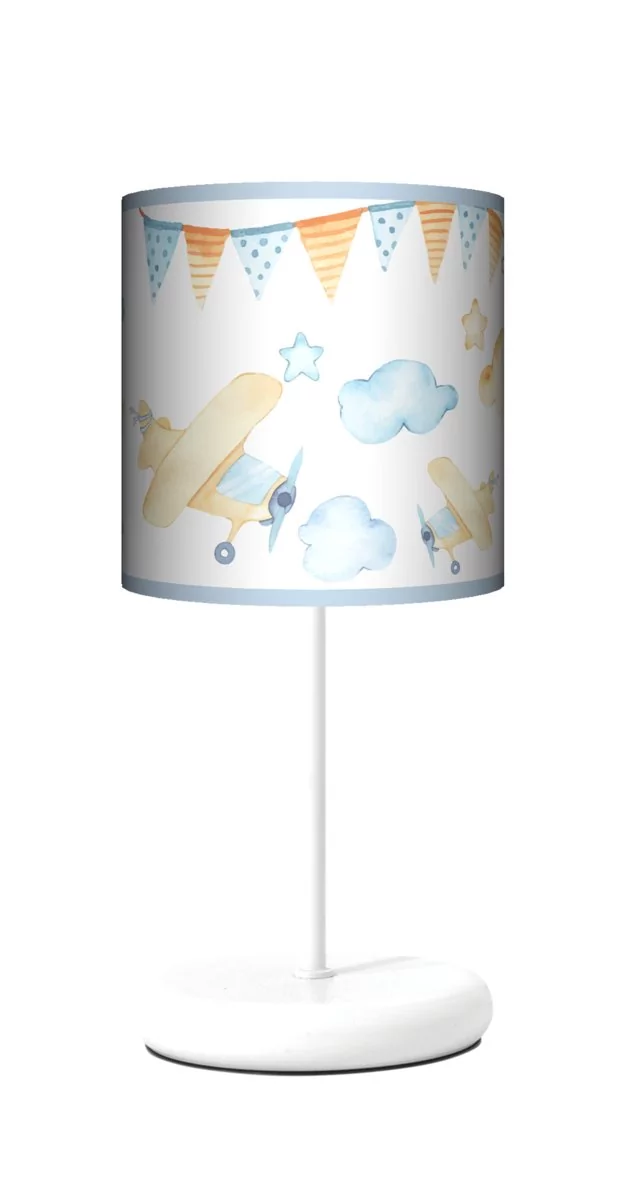 Lampa stojąca nocna EKO Samoloty w chmurach - dla dzieci Fotolampy