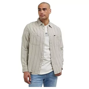 Lee Koszulka męska, beżowy, L - Koszulki męskie - miniaturka - grafika 1