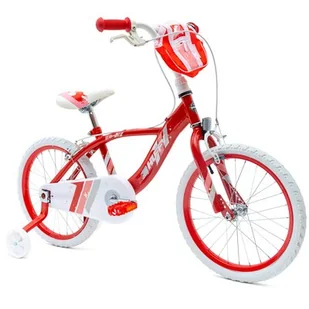 Rower dziecięcy HUFFY Glimmer 18 cali dla dziewczynki Czerwony - Rowery - miniaturka - grafika 1