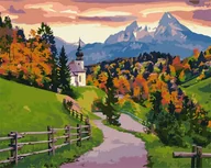 Malowanie po numerach - Malowanie po numerach - Jesienna cisza 40x50cm - miniaturka - grafika 1