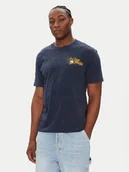 Koszulki męskie - DC T-Shirt ADYZT05460 Granatowy Heritage Fit - miniaturka - grafika 1