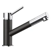 Baterie kuchenne - Blanco KANO-S Silgranit-Look Czarny/Chrom 526174 - miniaturka - grafika 1