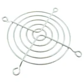 Chłodzenie procesora - Aabcooling 80 Mm Grill Chromowany Metalowy 8-Cm Srebrny Ochrona Wentylatora Osłona - miniaturka - grafika 1