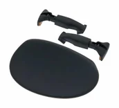 Akcesoria do instrumentów smyczkowych - Wittner Augsburg podbródek skrzypcowy antyalergiczny 1/4 - 1/2 centralnie montowany, regulacja wysokości i kąta nachylenia - miniaturka - grafika 1