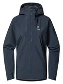 Kurtki i kamizelki sportowe damskie - Haglöfs Kurtka funkcyjna "Korp Proof" w kolorze granatowym - miniaturka - grafika 1