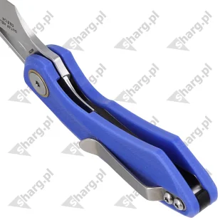 Nóż składany Bestech Bihai Blue G10, Stonewash / Satin 14C28N by Ostap Hel (BG53D-1) - Noże - miniaturka - grafika 5