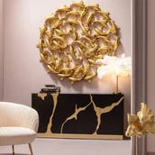 Lampy stojące - KARE Feather Palm lampa stołowa z piórami, biała - miniaturka - grafika 1