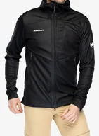 Kurtki narciarskie - Kurtka softshell Mammut Ultimate VII SO Hooded Jacket - black - miniaturka - grafika 1