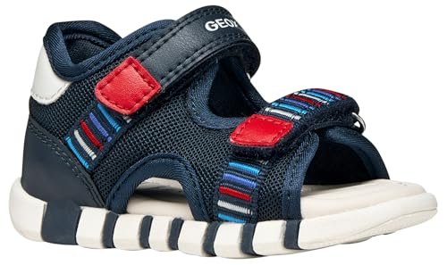 Geox B IUPIDOO sandały chłopięce, granatowe/czerwone, 26 EU
