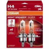 Żarówki samochodowe - Osram Żarówki Night Breaker Silver +100% H4 60/55W - miniaturka - grafika 1