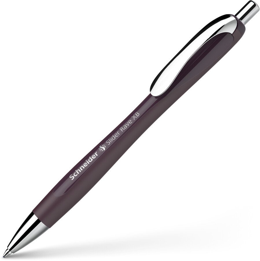 Długopis automatyczny SCHNEIDER Slider Rave, XB, 1szt., fioletowy