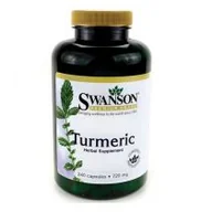 Układ pokarmowy - Swanson, Usa Turmeric 720 mg - suplement diety 240 kaps. - miniaturka - grafika 1